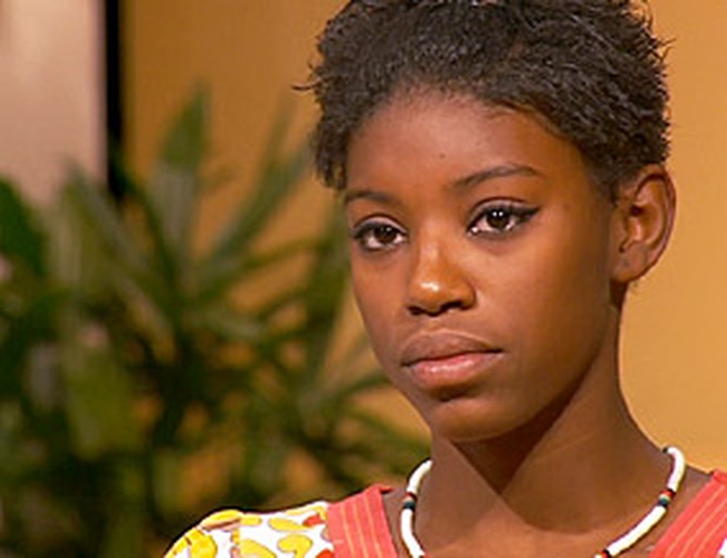 Ebony feels guilty about her parents' divorce.