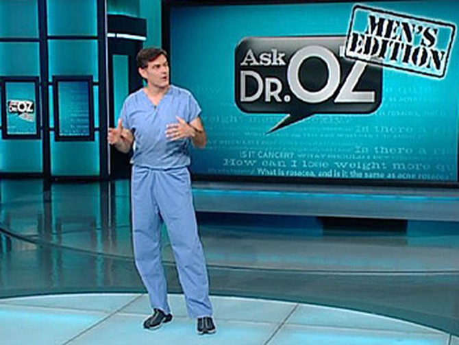 Dr. Oz answers a question about male menopause.
