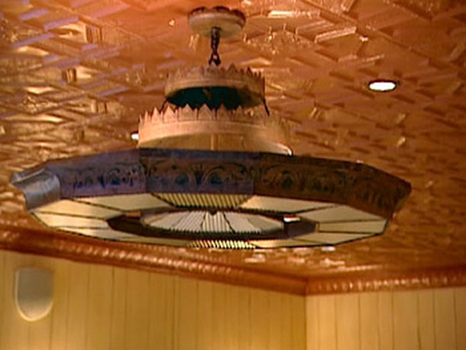 This light fixture used to hang in Oprah's kitchen.
