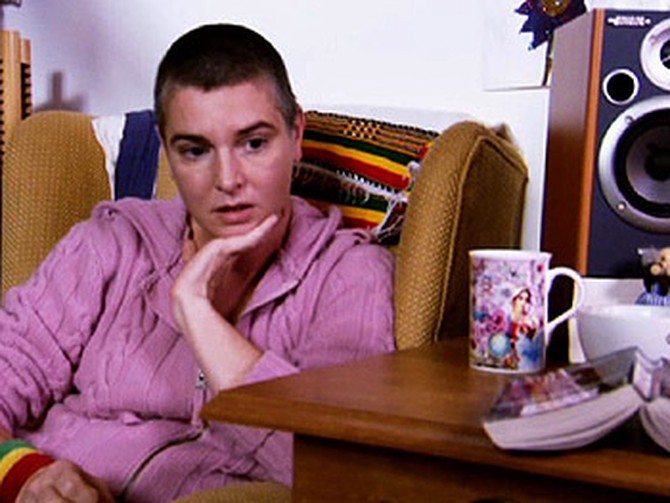 Sin&#233;ad O'Connor at her home in Ireland