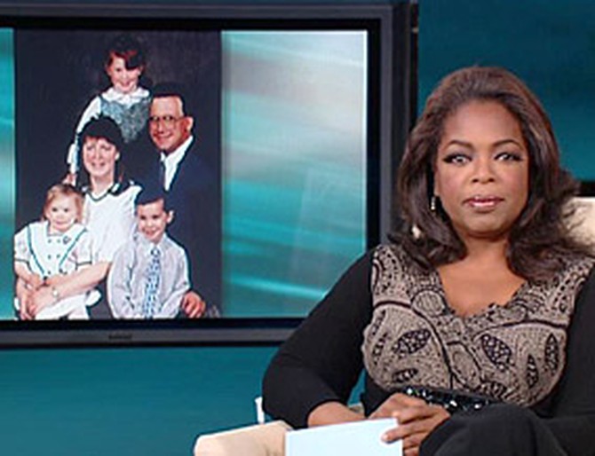 Oprah reads Zachary's letter.