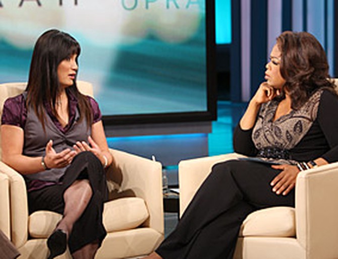 Sydney and Oprah talk about acceptance.