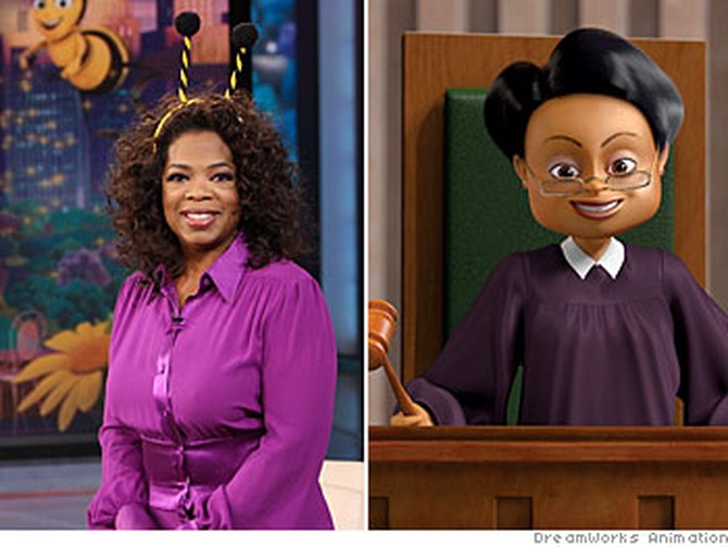 Oprah plays Judge Bumbleden
