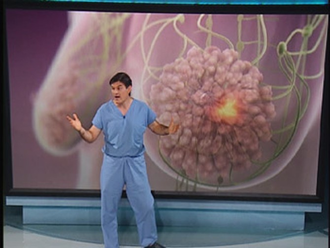 Dr. Oz's breast cancer animation