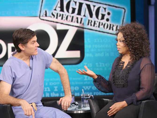 Dr. Oz and Oprah