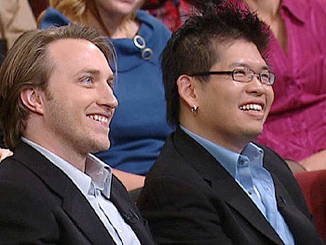 YouTube founders Chad Hurley and Steve Chen
