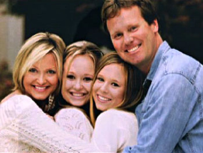 Richard Carlson with his family