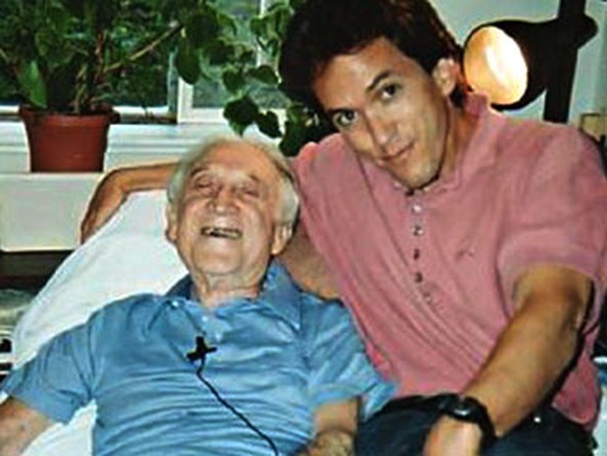 Mitch Albom with Morrie