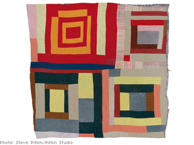 Housetop variation quilt by Mary L. Bennett