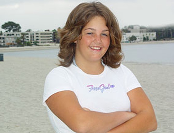Cassie prior to her weight loss surgery.