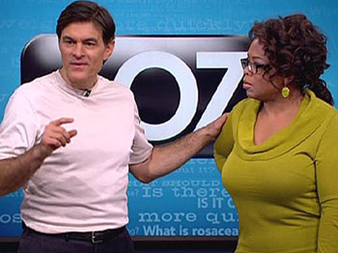 Dr. Oz  says more sex can reduce your real age.