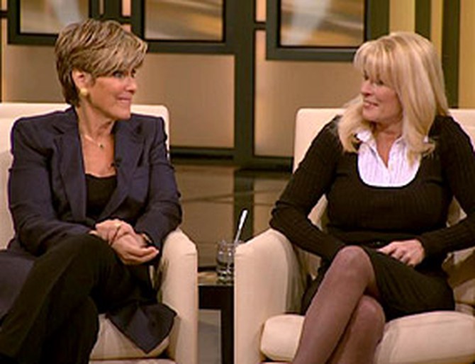 Suze Orman and Sylvia
