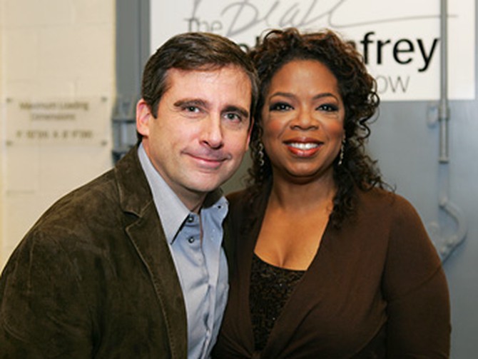 Steve Carell and Oprah