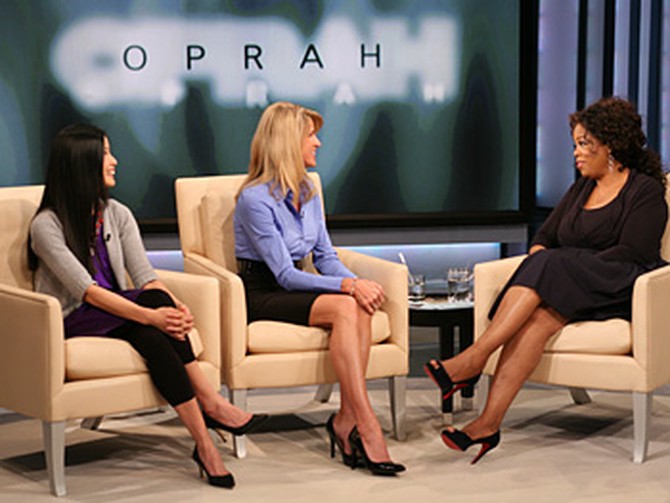 Lisa, Marian and Oprah