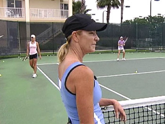 Chris Evert talks about her life now in Florida.