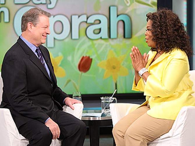 Al Gore and Oprah