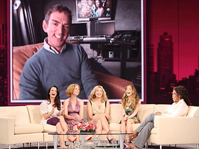 Oprah and the cast of 'Sex and the City' talk to Michael Patrick King.