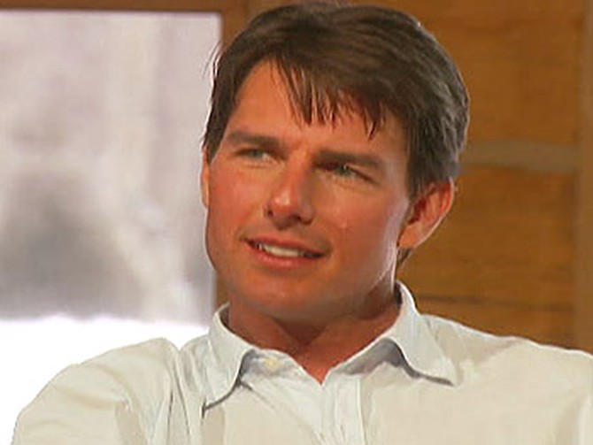 Tom Cruise talks about the media's impact on his kids.