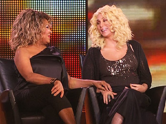 Tina Turner and Cher reminisce about their first meeting.
