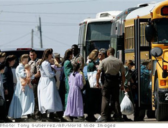 A polygamous compound was raided in El Dorado, Texas.