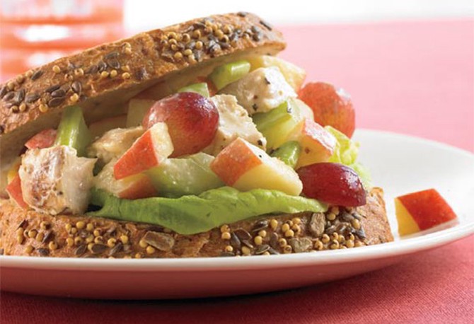 Biggest Loser Chicken Salad Dijon with Grapes and Apple recipe