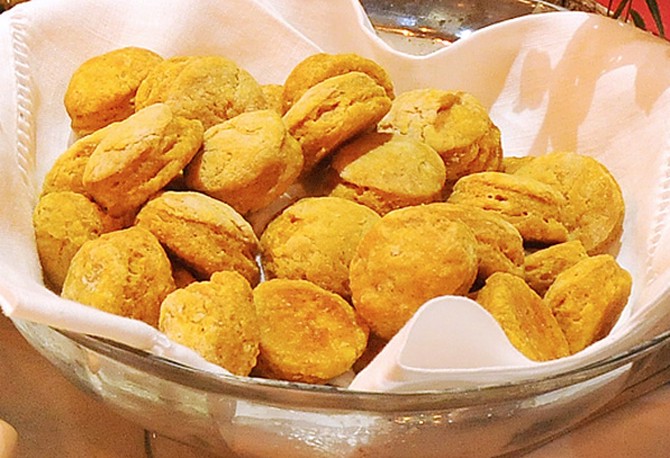 Cristina Ferrare's recipe for Sweet Potato Biscuits