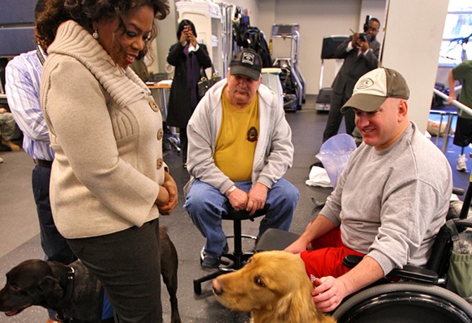 Sgt. Paul McAlister and Oprah discuss life after Walter Reed.