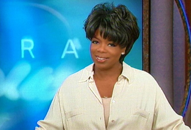 Oprah's hair in 2002