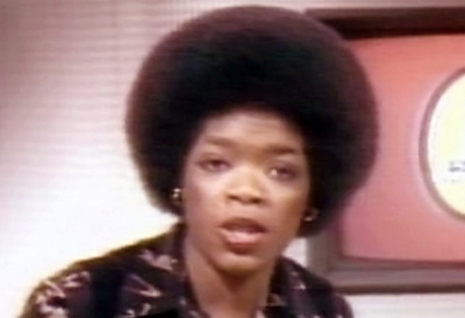 Oprah's hair in Baltimore