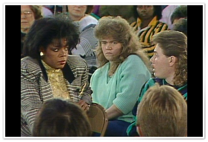 Oprah in West Virginia in 1987