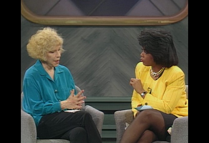 Truddi Chase with Oprah in 1990