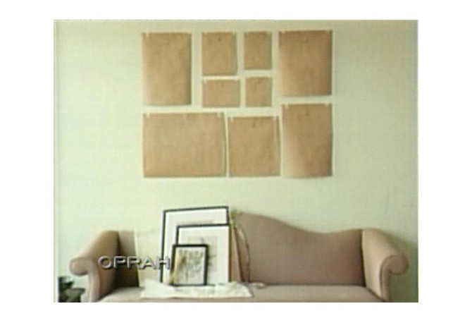 How to hang pictures