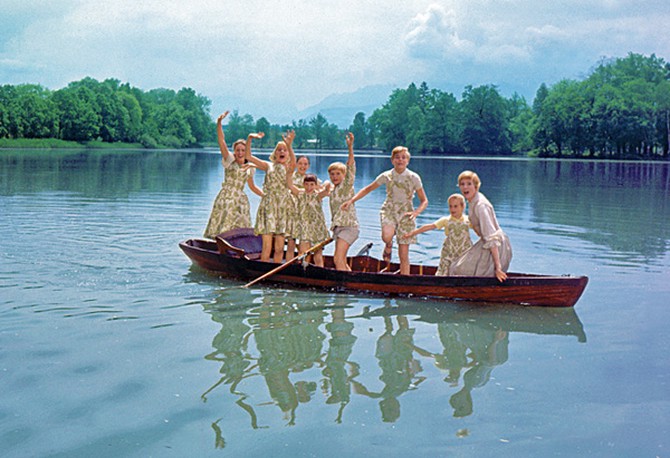 The Sound of Music rowboat scene
