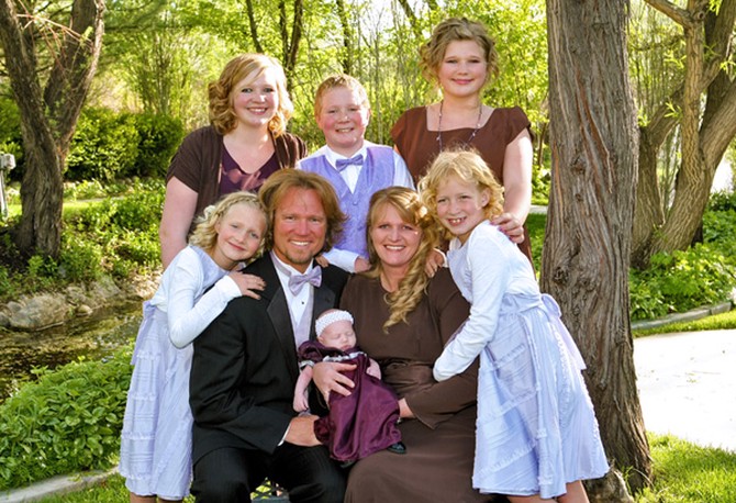 Kody and Christine Brown and their children