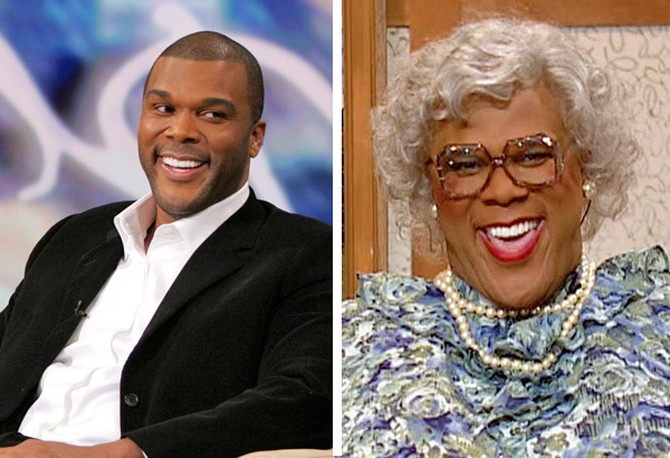 Tyler Perry on The Oprah Show on January 27, 2006