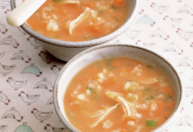 Jessica Seinfeld's Chicken and Rice Soup recipe