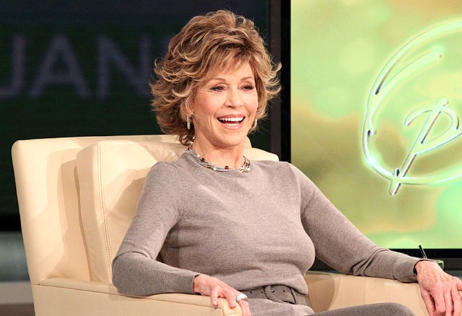 Jane Fonda at The Oprah Winfrey Show, 2010