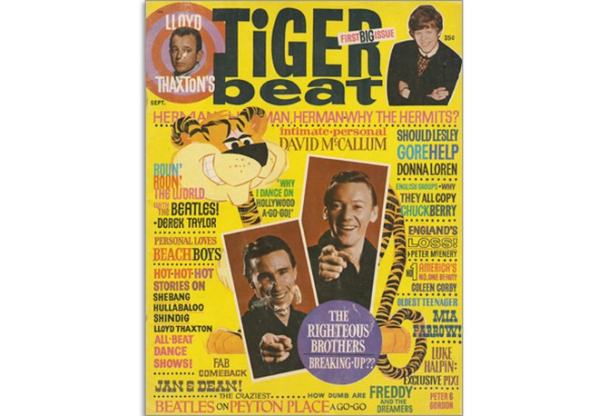 The first issue of Tiger Beat