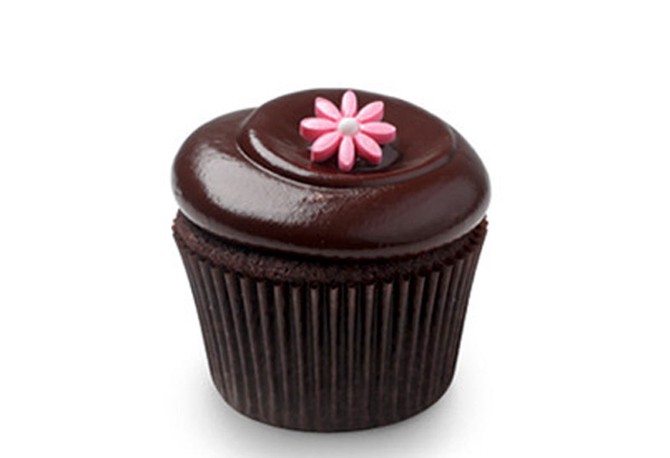 Chocolate squared cupcake