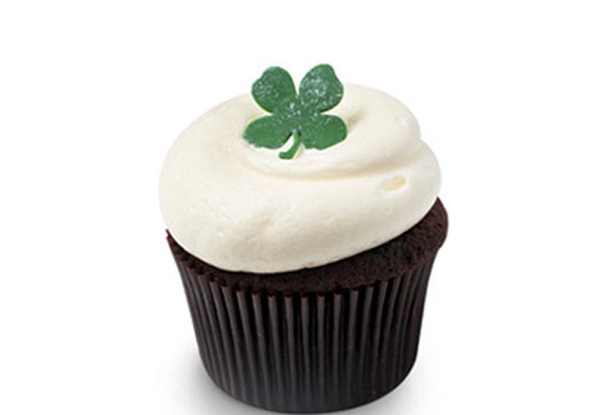 Irish cream cupcake