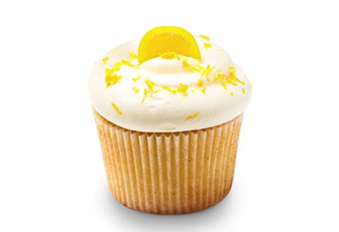 Lemon blossom cupcake