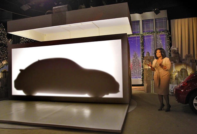 The silhouette of a 2012 Volkswagen Beetle