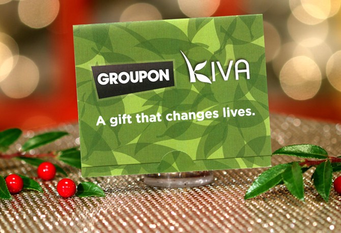 Kiva.org Gift Card, Courtesy of Groupon
