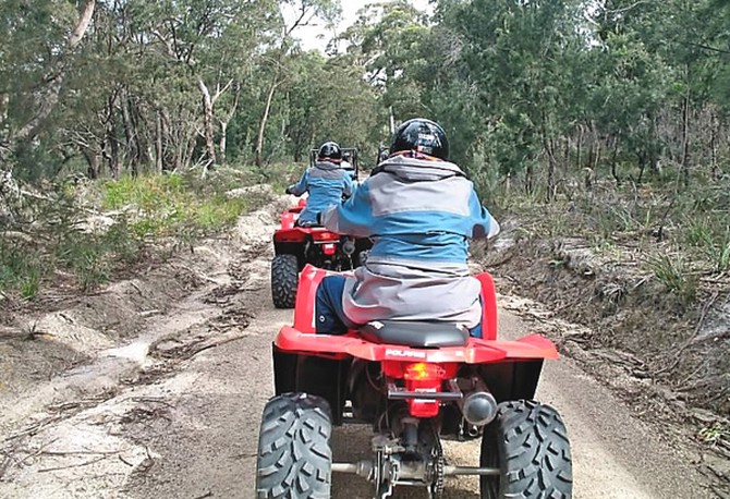 Off-roading in Tasmania