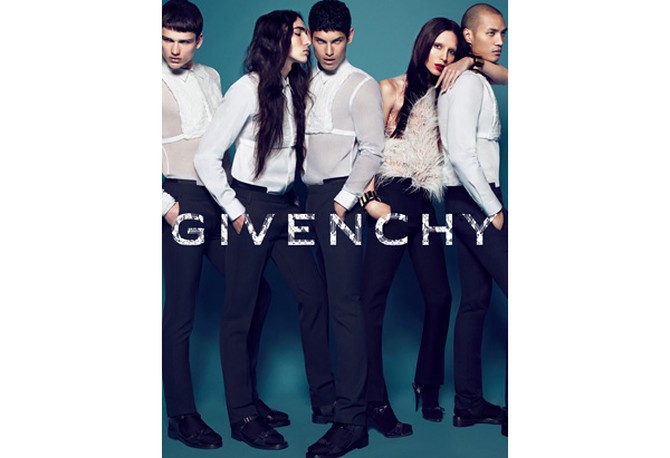 Givenchy ad featuring Lea T