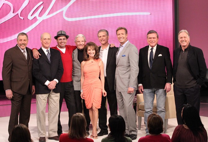 Susan Lucci and the men from All My Children