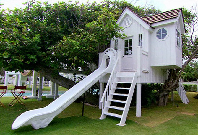 The tree house at Celine Dion's house