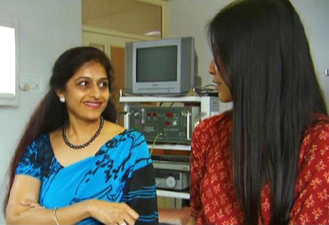 Lisa Ling at the IVF Clinic in India