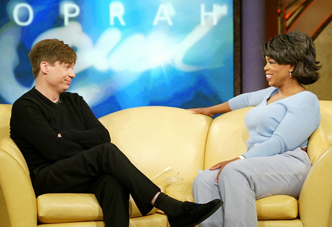 Mike Myers and Oprah
