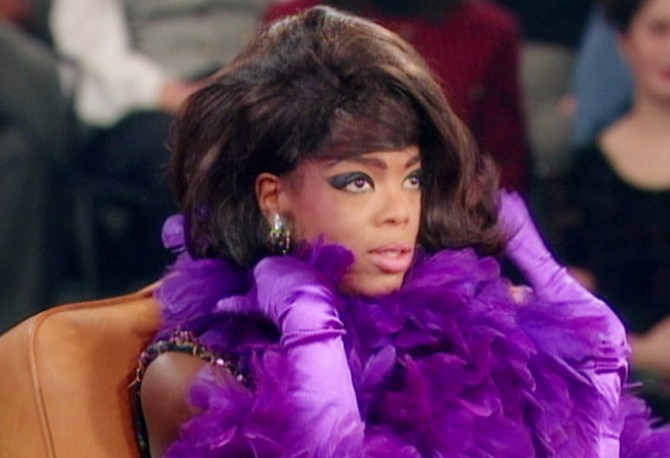 Oprah dressed up a Diana Ross.